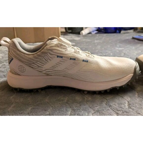 Adidas Golf Shoes Womens Size 7.5‎ White S2G Boa Soft Spike GV9778 Sneakers - Picture 3 of 16